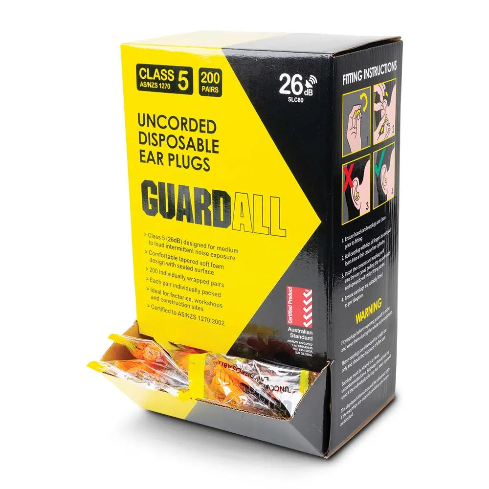 Uncorded Disposable Ear Plugs (200 pairs) – Aussie Survival Gear
